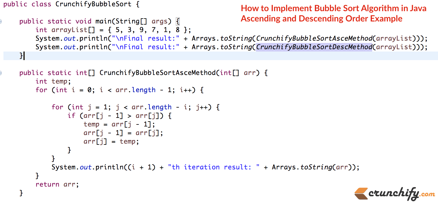 How-to-Implement-Bubble-Sort-Algorithm-in-Java-1 - De Vloeibare Samenleving